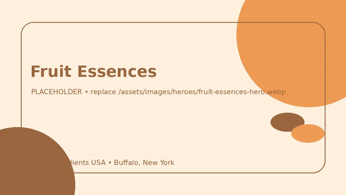 Fruit Essences hero image placeholder