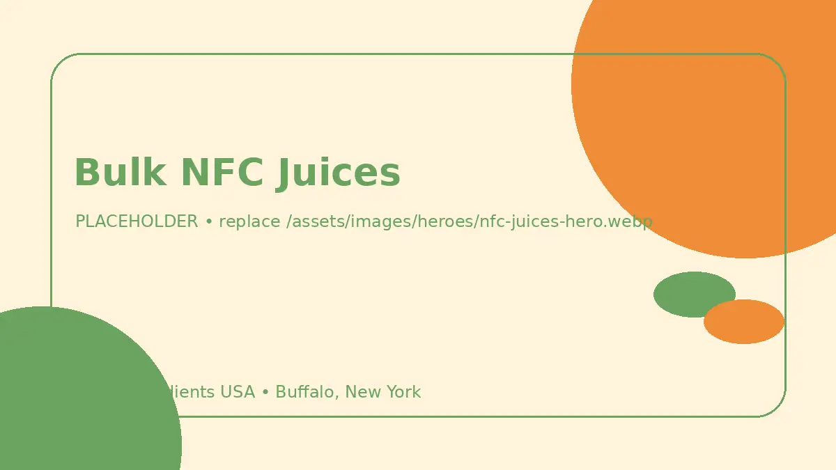NFC Juices hero image placeholder